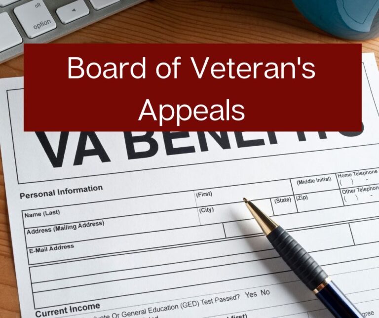 Appeal To the Board of Veterans’ Appeals (BVA)
