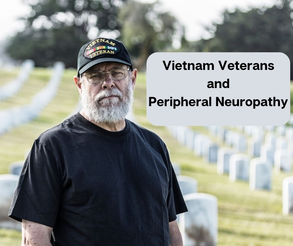 Vietnam Veteran standing in a cemetery
